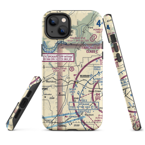 Zwainz Farms Airport (WA08) VFR Sectional  Tough iPhone Case