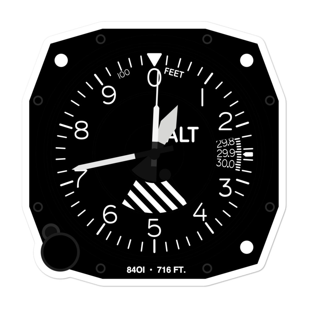 Grant Lifeflight 2 Heliport (84OI) Altimeter Stickers 
