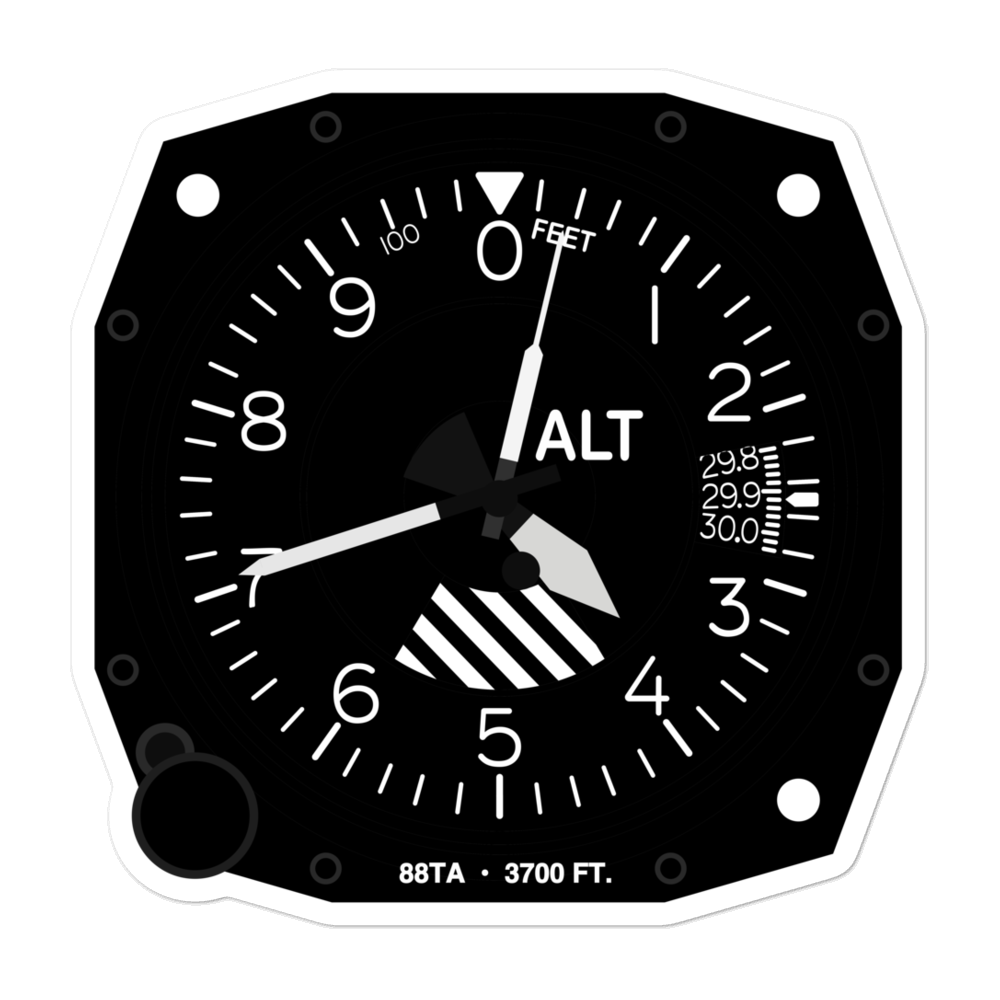 Figure 2 Ranch Airport (88TA) Altimeter Stickers 