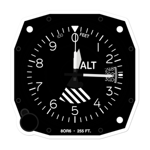 Grabhorn's Airport (8OR6) Altimeter Stickers