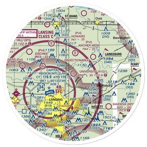 University Airpark (41G) VFR Sectional Sticker (30 mile)