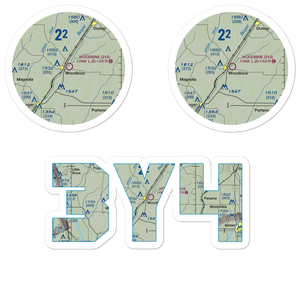 Woodbine Municipal Airport (3Y4) VFR Sectional Sticker Pack