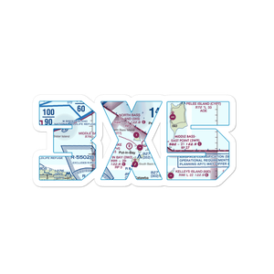 North Bass Island Airport (3X5) VFR Sectional Sticker