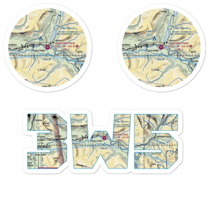 Mears Field Airport (3W5) VFR Sectional Sticker Pack