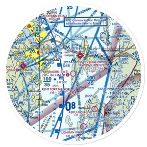 Kentmorr Airpark (3W3) VFR Sectional Sticker (30 mile)