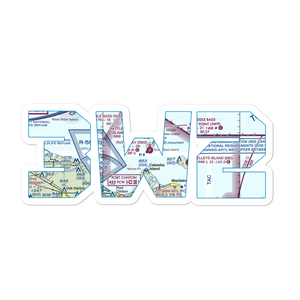 Put In Bay Airport (3W2) VFR Sectional Sticker