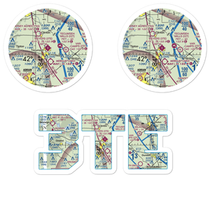Al Meyers Airport (3TE) VFR Sectional Sticker Pack