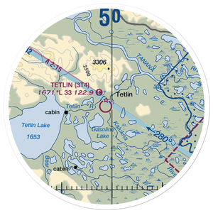 Tetlin Airport (3T4) VFR Sectional Sticker (20 mile)