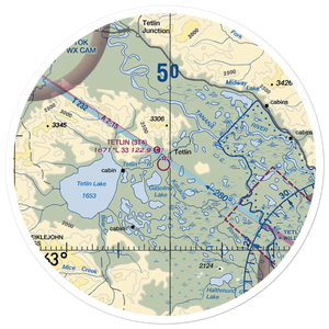 Tetlin Airport (3T4) VFR Sectional Sticker (30 mile)
