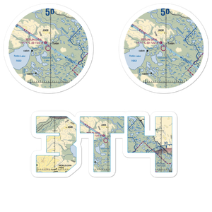 Tetlin Airport (3T4) VFR Sectional Sticker Pack