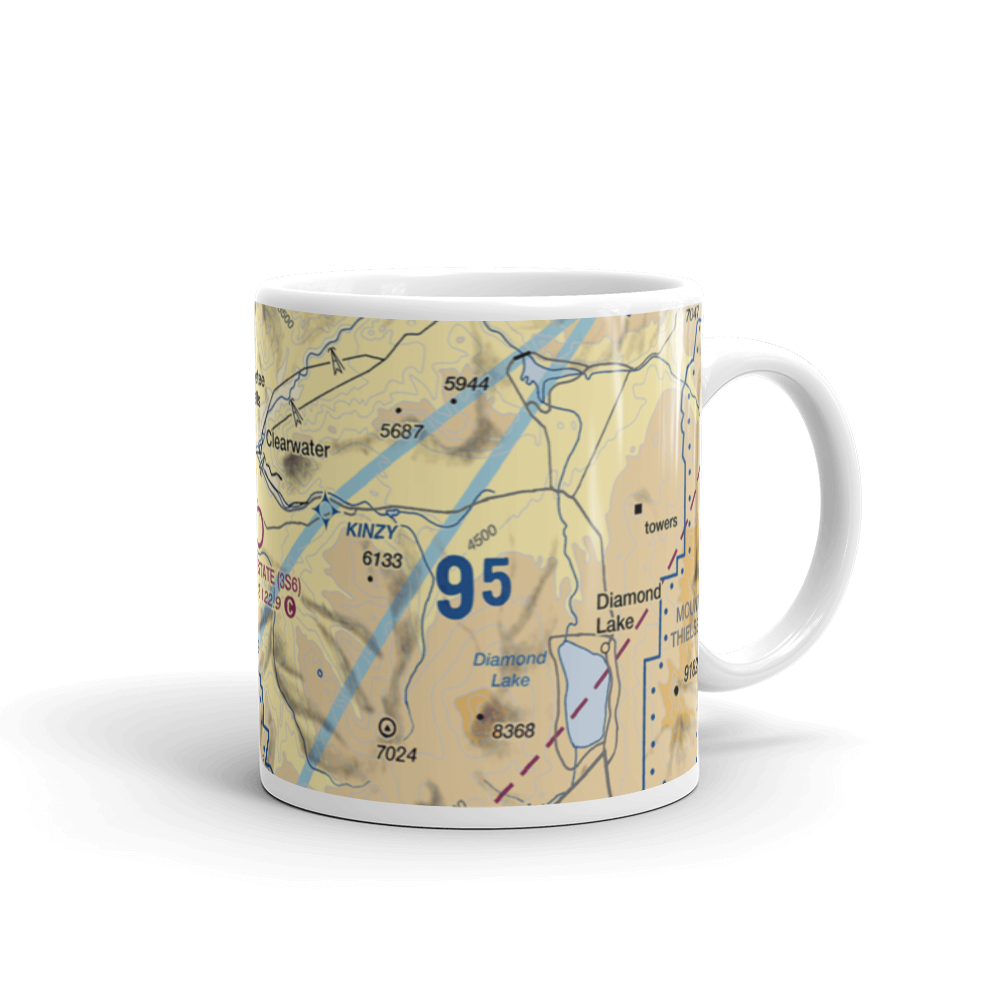 Toketee State Airport (3S6) VFR Sectional  Mug 