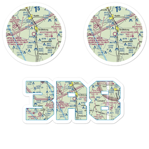 Scottsburg Airport (3R8) VFR Sectional Sticker Pack