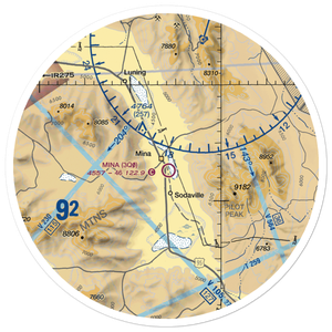 Mina Airport (3Q0) VFR Sectional Sticker (30 mile)