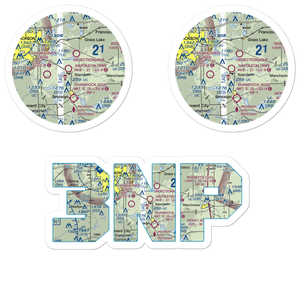 Napoleon Airport (3NP) VFR Sectional Sticker Pack