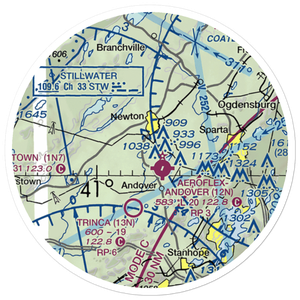 Newton Airport (3N5) VFR Sectional Sticker (20 mile)