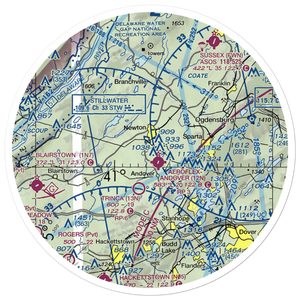Newton Airport (3N5) VFR Sectional Sticker (30 mile)