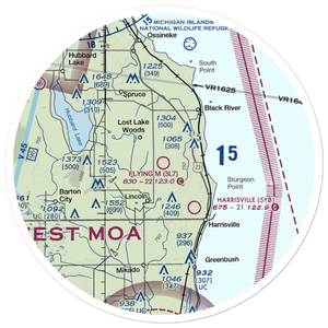 Flying M Ranch Airport (3L7) VFR Sectional Sticker (30 mile)