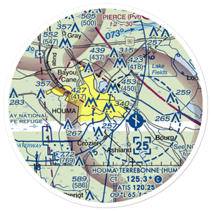 Charlie Hammonds Seaplane Base (3L1) VFR Sectional Sticker (20 mile)