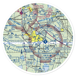 Charlie Hammonds Seaplane Base (3L1) VFR Sectional Sticker (30 mile)