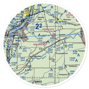 Erie Air Park (3H5) VFR Sectional Sticker (30 mile)