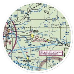 Gen-Airpark (3G8) VFR Sectional Sticker (30 mile)