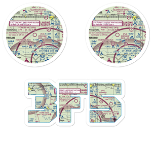 Forest Hill Airport (3F5) VFR Sectional Sticker Pack