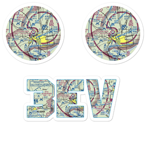 Skylane Airport (3EV) VFR Sectional Sticker Pack