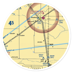 Pronger Bros Ranch Airport (3E7) VFR Sectional Sticker (30 mile)