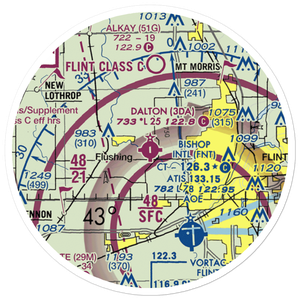Dalton Airport (3DA) VFR Sectional Sticker (20 mile)