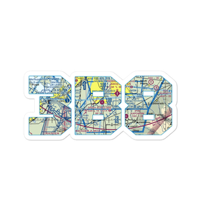 Shady Acres Airport (3B8) VFR Sectional Sticker