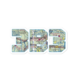 Sterling Airport (3B3) VFR Sectional Sticker