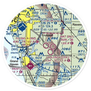 Flying-A-Ranch Airport (39Z) VFR Sectional Sticker (20 mile)