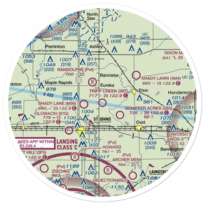 Tripp Creek Airport (39T) VFR Sectional Sticker (30 mile)