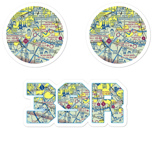 Flyin' B Airport (39R) VFR Sectional Sticker Pack