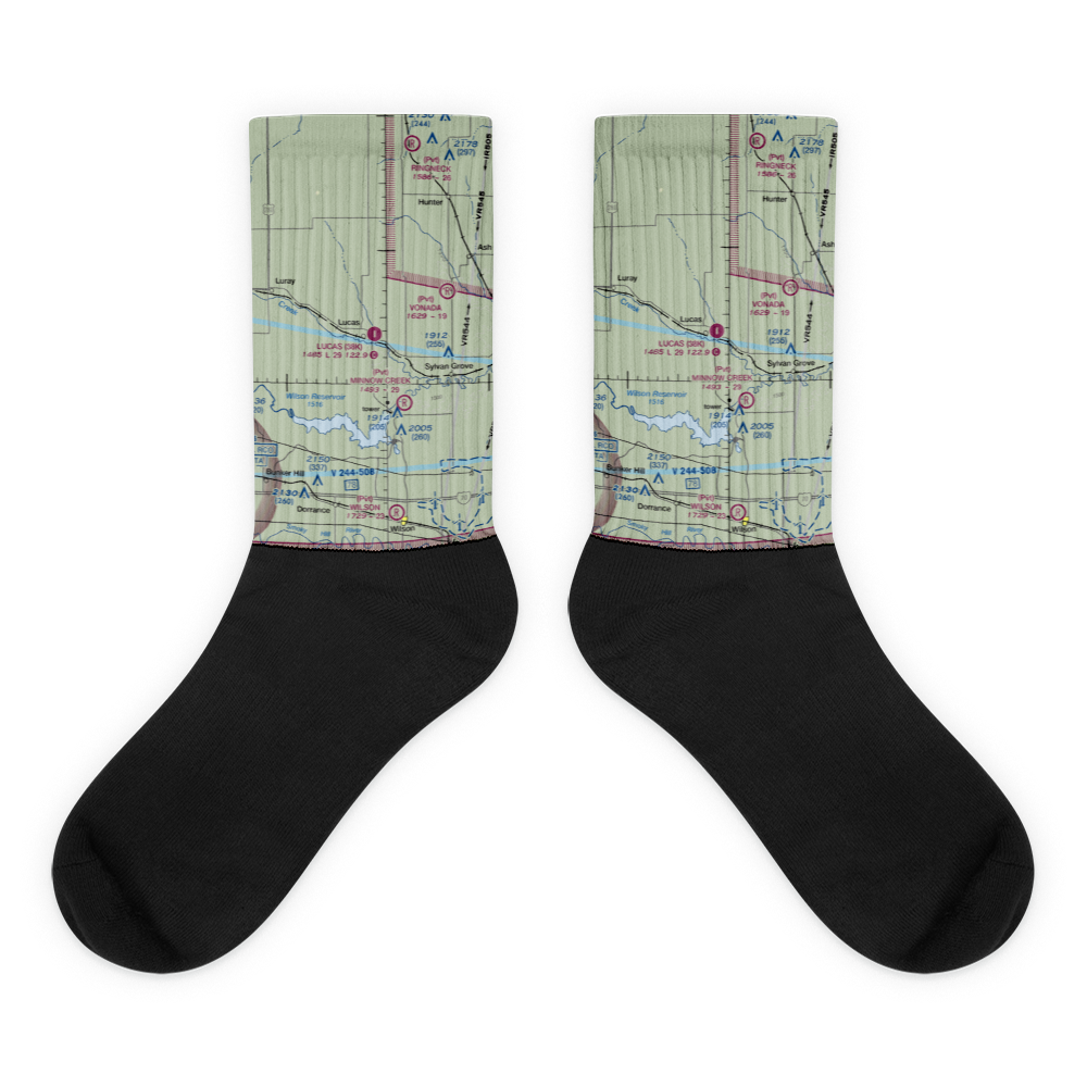 Lucas Airport (38K) VFR Sectional Socks 