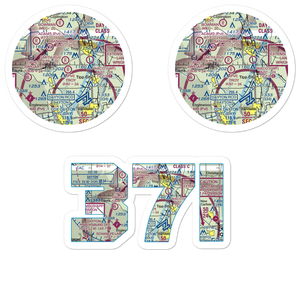 Troy Skypark Airport (37I) VFR Sectional Sticker Pack