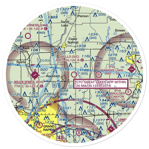 Wells Airport (35C) VFR Sectional Sticker (30 mile)