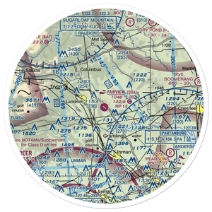 Fairview Airport (33A) VFR Sectional Sticker (30 mile)