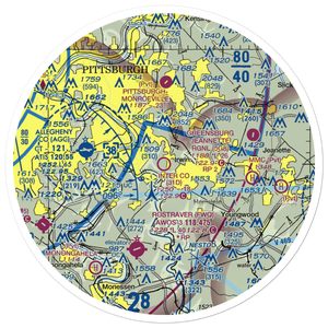 Inter County Airport (31D) VFR Sectional Sticker (30 mile)