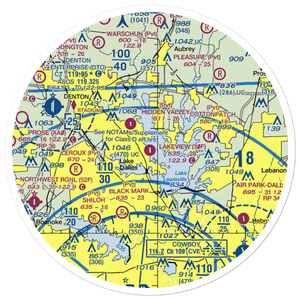 Lakeview Airport (30F) VFR Sectional Sticker (30 mile)