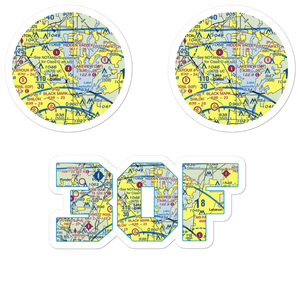 Lakeview Airport (30F) VFR Sectional Sticker Pack