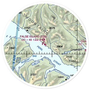 False Island Seaplane Base (2Z6) VFR Sectional Sticker (20 mile)