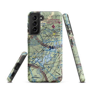 100 Aker Wood Airport (TN41) VFR Sectional Samsung Phone Case