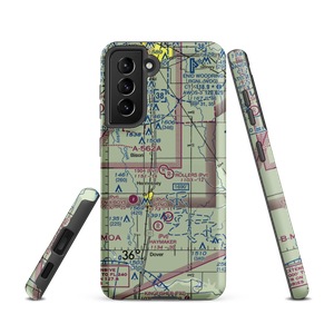 1904 Private Runway Airport (4OK0) VFR Sectional Samsung Phone Case