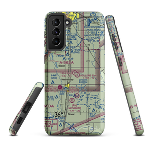 1904 Private Runway Airport (4OK0) VFR Sectional Samsung Phone Case