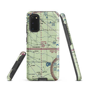 4-G Ranch Airport (XS50) VFR Sectional Samsung Phone Case