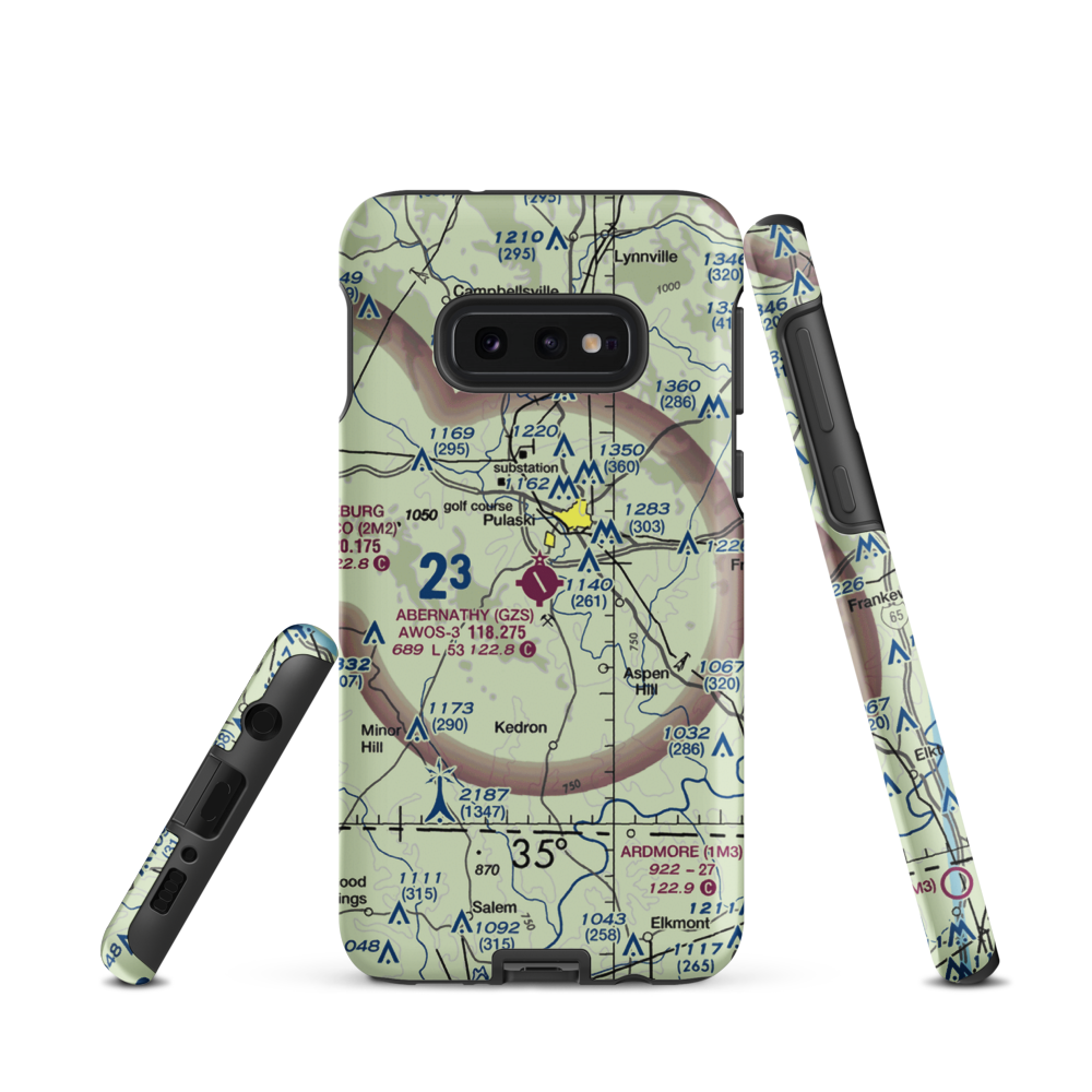 Abernathy Field (GZS) VFR Sectional Samsung Phone Case Samsung Galaxy S10 Plus model shown