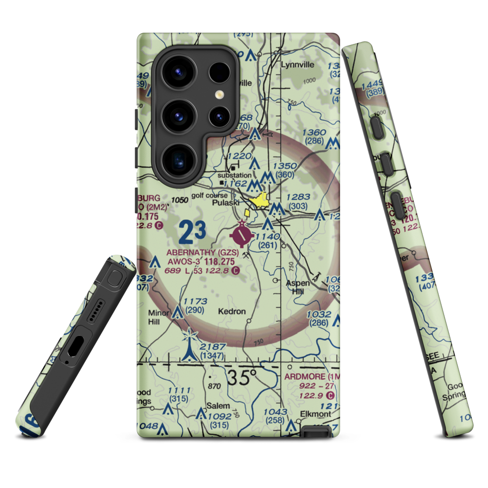 Abernathy Field (GZS) VFR Sectional Samsung Phone Case Samsung Galaxy S24 Ultra model shown