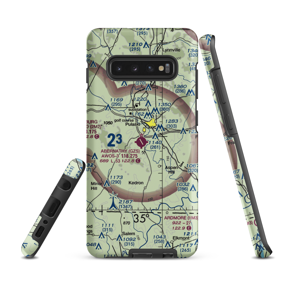 Abernathy Field (GZS) VFR Sectional Samsung Phone Case Samsung Galaxy S10e model shown