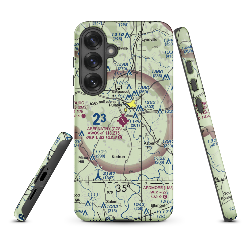 Abernathy Field (GZS) VFR Sectional Samsung Phone Case Samsung Galaxy S25 Plus model shown